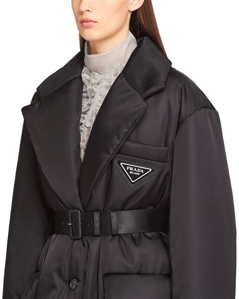 prada re nylon puffer coat